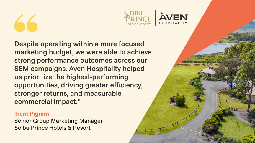 Seibu Prince Hotels & Resorts testimonial for Aven Hospitality